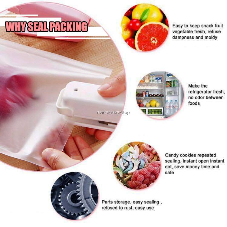 (Early Christmas Sale- SAVE 48% OFF) Portable Mini Sealing Machine (BUY 3 GET 2 FREE NOW)