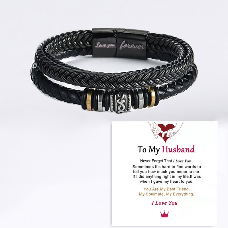 Last Day Promotion 49% OFF---To My Son Love You Forever Bracelet