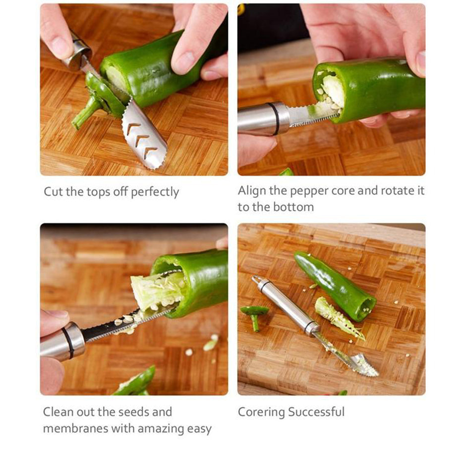 (Early Christmas Sale- SAVE 48% OFF)Pepper Seed Corer Remover(buy 3 get 2 free now)