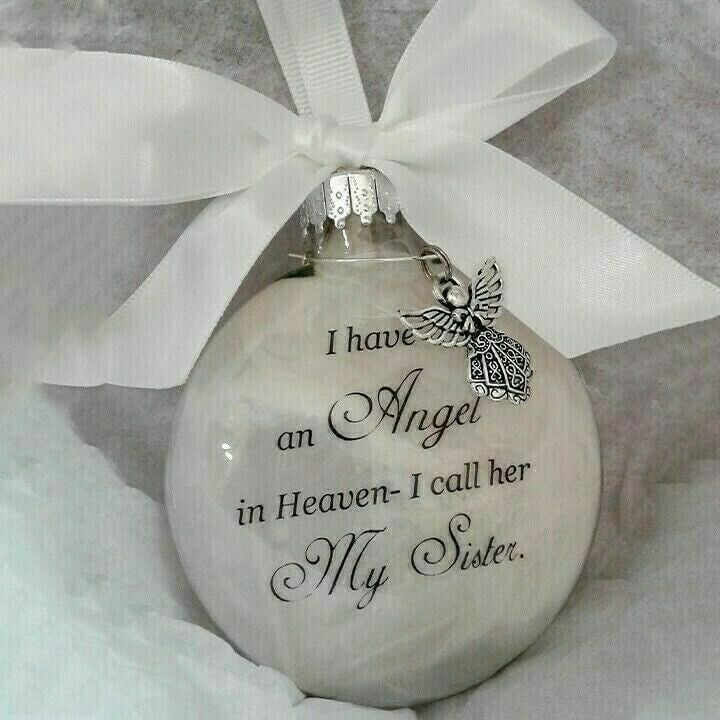 EARLY CHRISTMAS SALE 70% OFF - Angel In Heaven Memorial Ornament