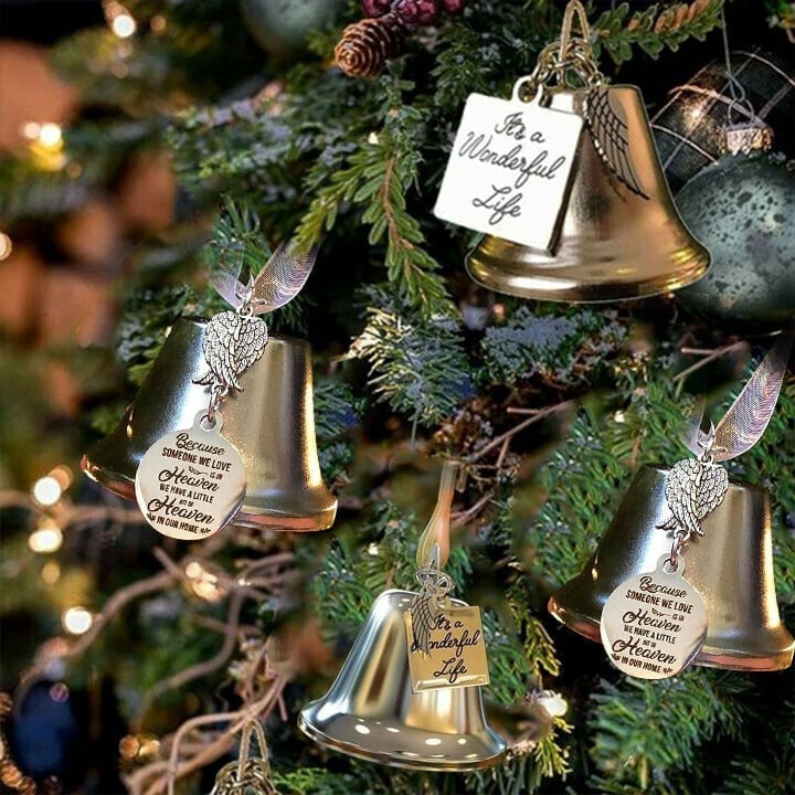 EARLY CHRISTMAS SALE-49% OFF - Christmas Ornaments Angel Wings Bell