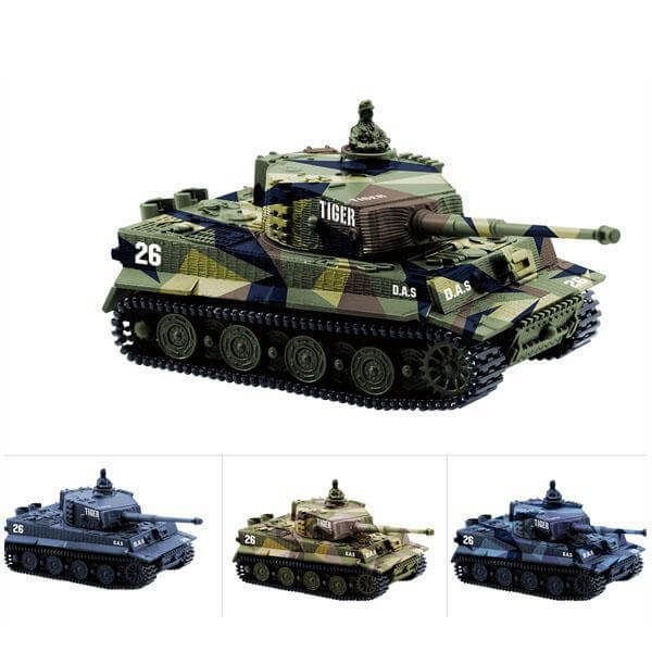 1 72 Remote Control Mini Rc Tank With Sound Rotating Turret Recoil