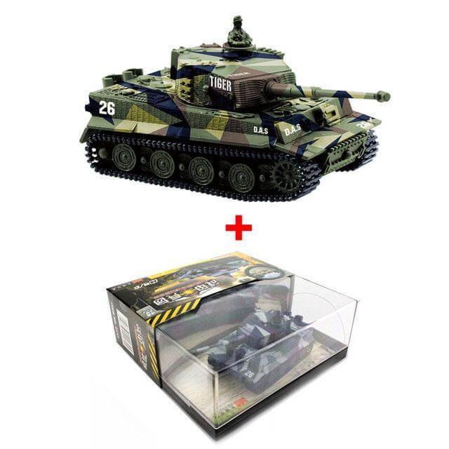 1 72 Remote Control Mini Rc Tank With Sound Rotating Turret Recoil