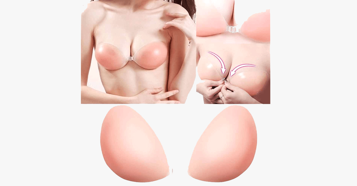 100 Silicone Strapless Backless Invisible Bra