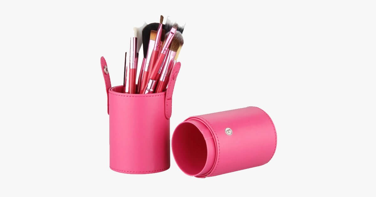 12 Piece Make Up Set In 5 Colors Spice Up Your Makeup Kit With Vibrant Hues And Professional Brushes