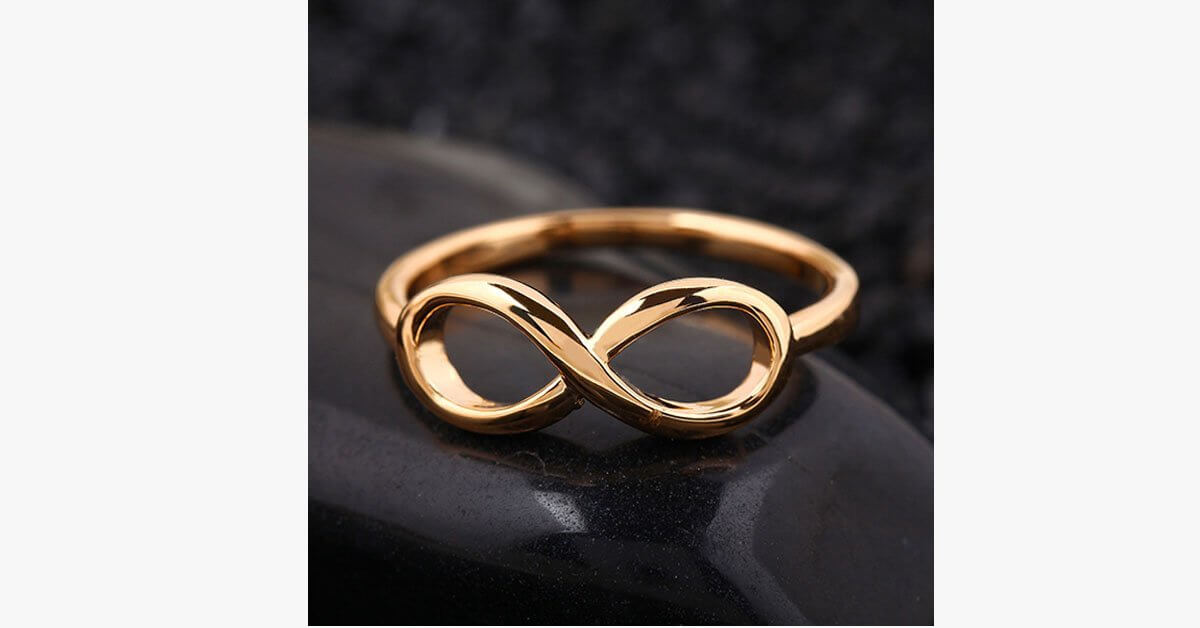 18K Gold Plated Infinity Ring A Symbol Of Your Everlasting Love