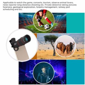 18X Zoom Telescope Mobile Lens With Tripod Clip For Iphone And Samsung Android 1000M 3280Ft