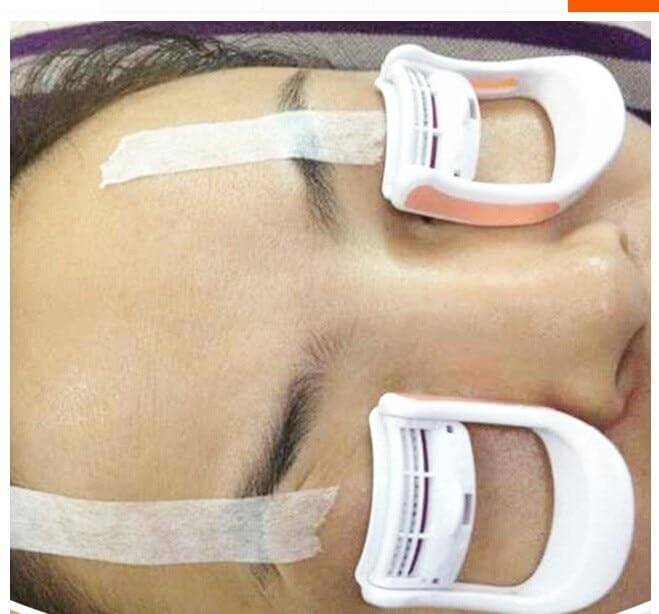 1Pair Reuseable Eyelash Perm Perming Clips Eyelash Permanent Pads Patches Lashline Eyelash Curler