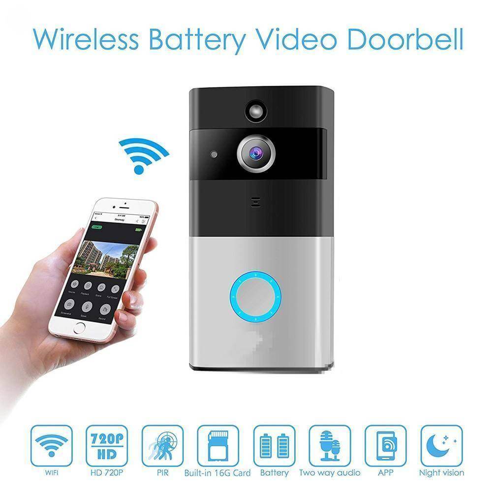 2 4G Wifi Wireless Video Camera Door Bell Doorbell Intercom App Remote Control Pir Motion Detection Ir Night Vision For Ios And Android