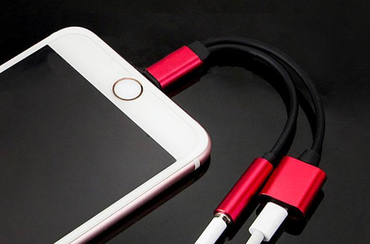 2 In 1 Apple Lightning To Headphone Adapter Get Music And Power At The Same Time