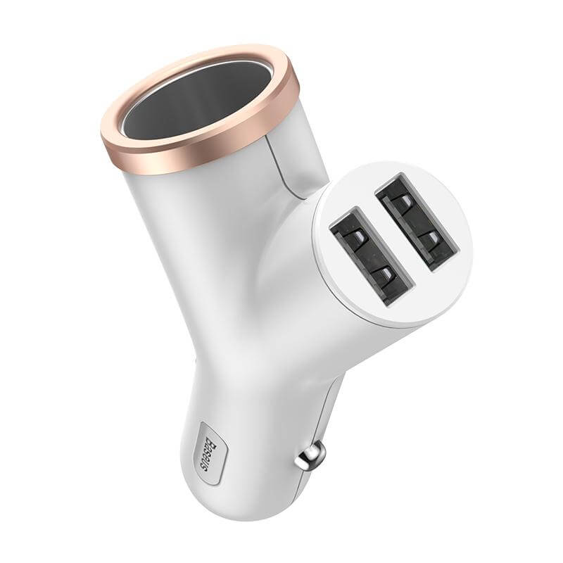 2 In 1 Car Charger Cigarette Lighter Socket Made To Be Best Driving Companion