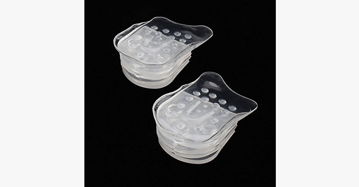 2 Pack 5 Layer Adjustable Silicone Gel Shoe Insert Pads