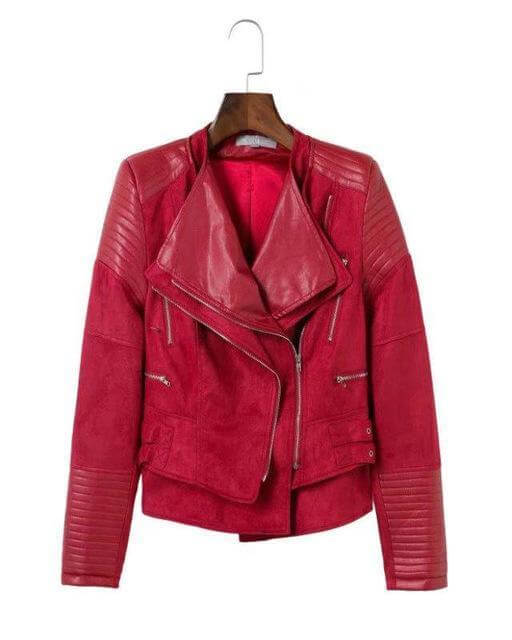 2018 Pu Suede Faux Leather Jackets