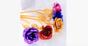 24K Forever Gold Plated Rose Assorted Colors