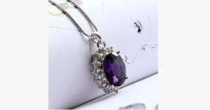 3 Carat Handcrafted Alexandrite Sterling Silver Pendant