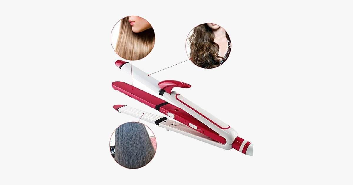 3 In 1 Ceramic Iron Style Your Hair As You Like