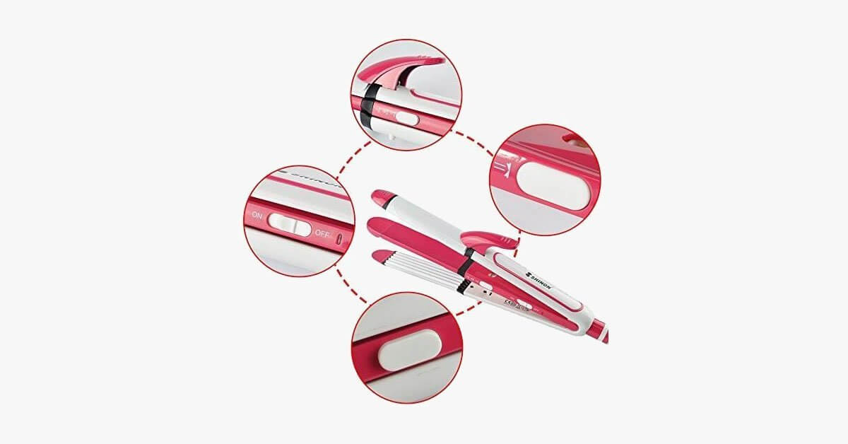 3 In 1 Ceramic Iron Style Your Hair As You Like