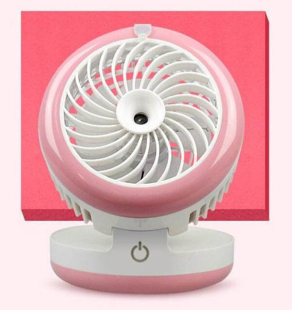 3 In 1 Fan Humidifier Power Bank Cool Air And Power On The Go