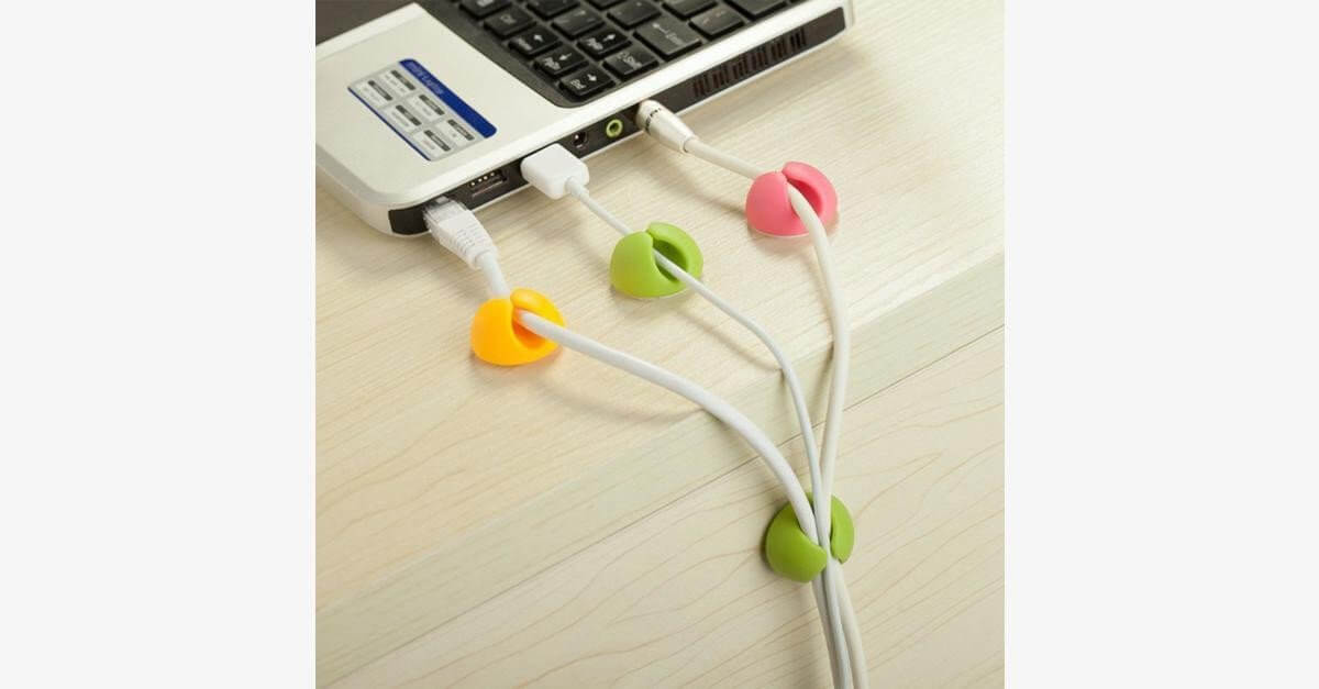 3 Pack Cable Clip Management System