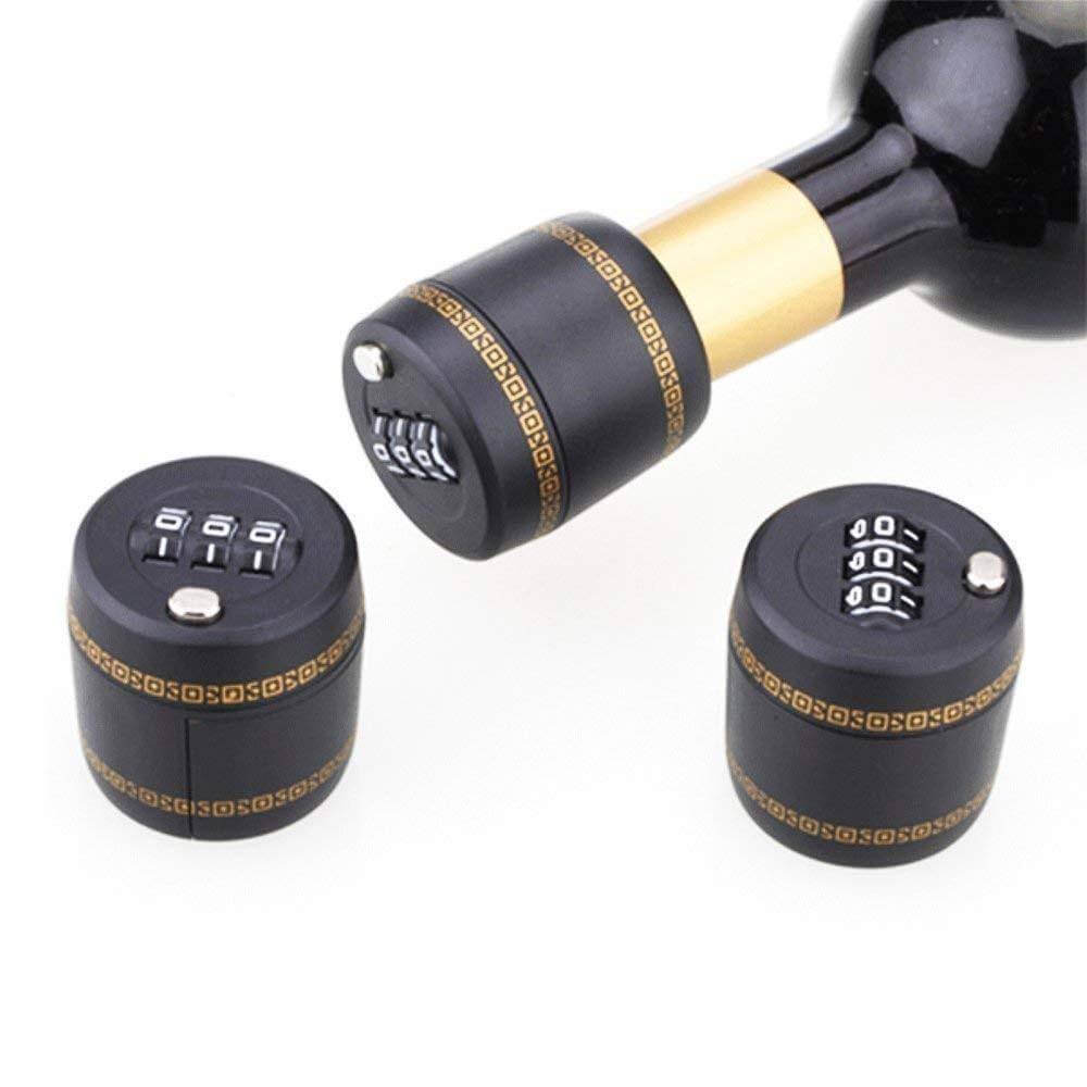3 Pcs Wine Bottle Combination Lock