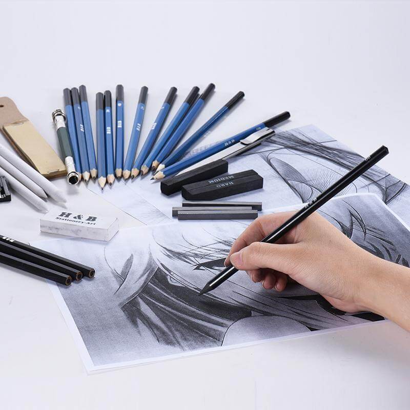 32Pcs Professional Sketch And Drawing Kit
