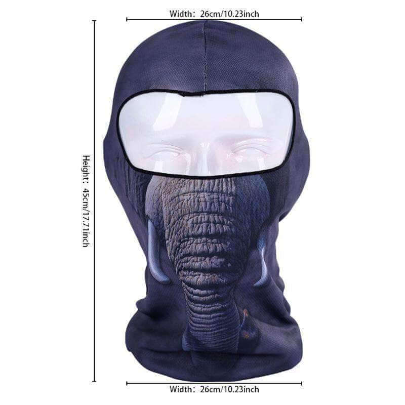 3D Animal Full Face Mask