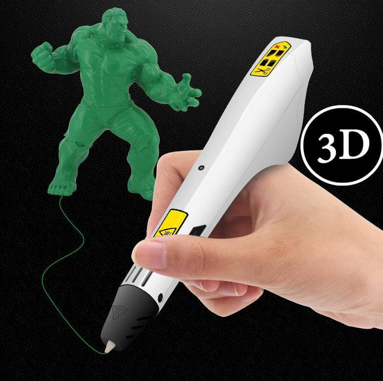 3D Printing Pen With 4 Pla 10M Filament Refills For Kid Art Lover