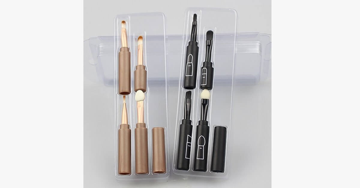 4 In 1 Professional Makeup Brushes Set