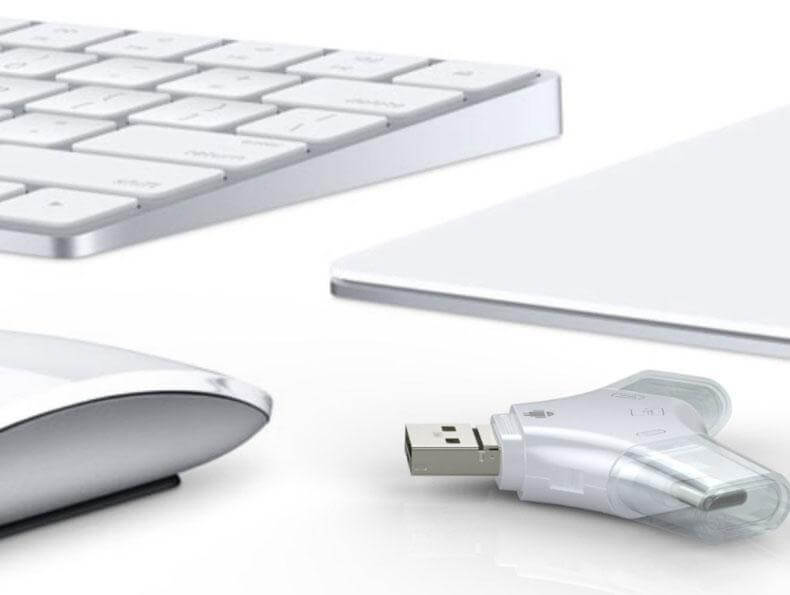 4 In 1 Usb Reader And Flash Drive Connect And Store Everything On A Single Piece