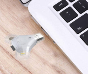 4 In 1 Usb Reader And Flash Drive Connect And Store Everything On A Single Piece