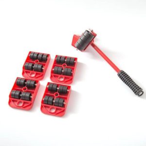 4 Pc Rollers 1Pc Heavy Furniture Mover Transport Set