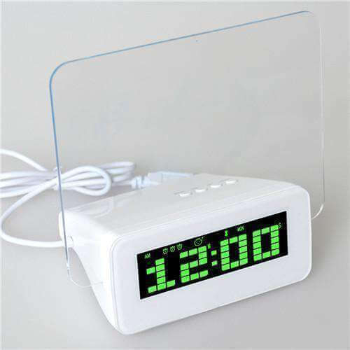 4 Port Usb Message Board Alarm Clock