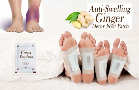 50pcs Pack Anti-Swelling Ginger Foot Detox Patch – Asian Tradition Reduces Inflammation