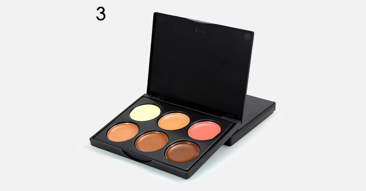 6 Color Cream Contour Palette Get Great Coverage And A Seamless Look
