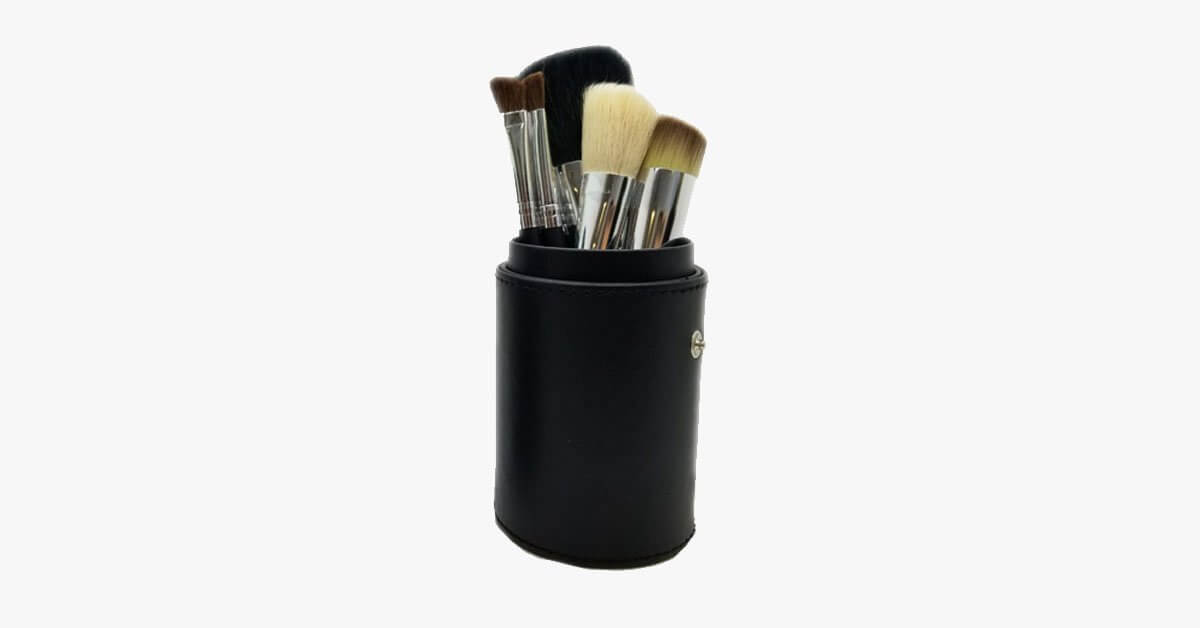 7 Piece Make Up Brush Set In Four Color