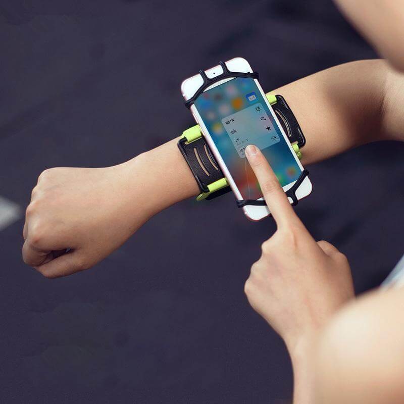A Dead Simple And Rotatable Workout Wristband Just Rely On Your Phone For Fitness