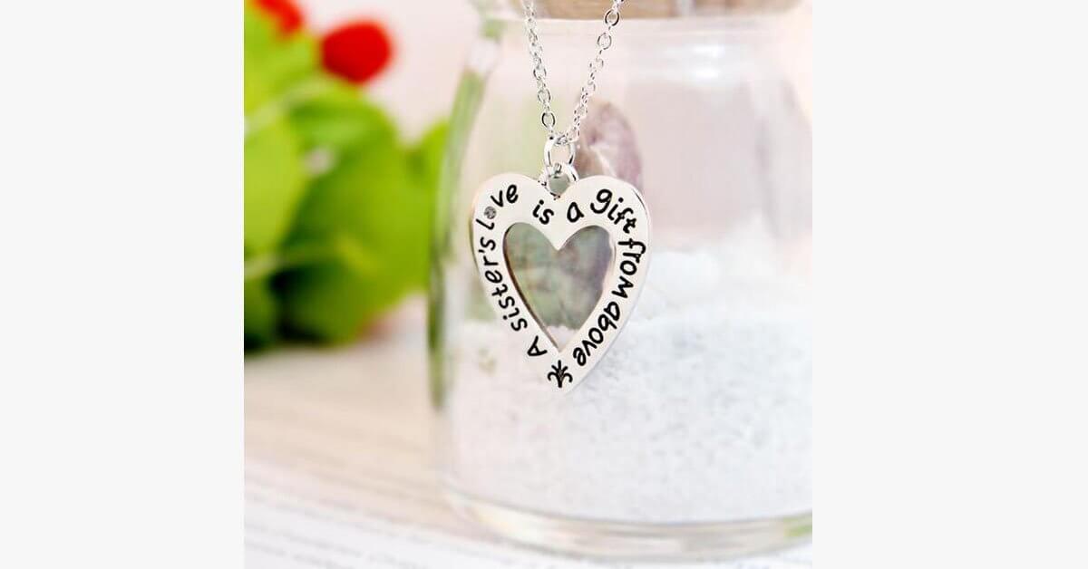 A Sisters Love Is A Gift From Above Pendant
