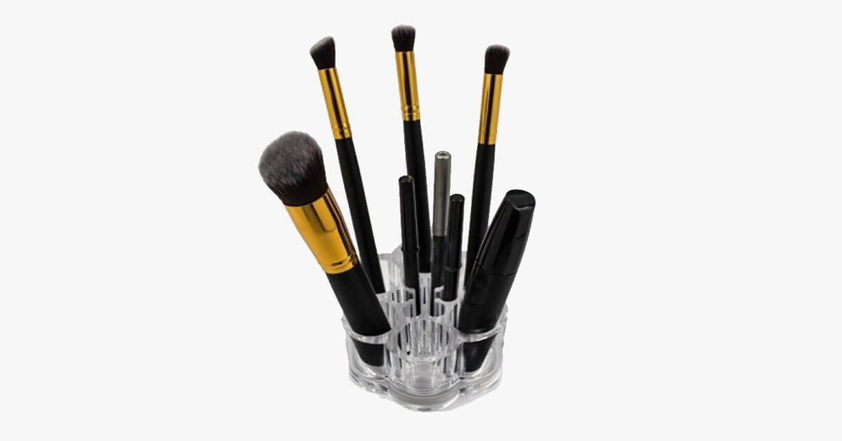 Acrylic Makeup Brush Stand