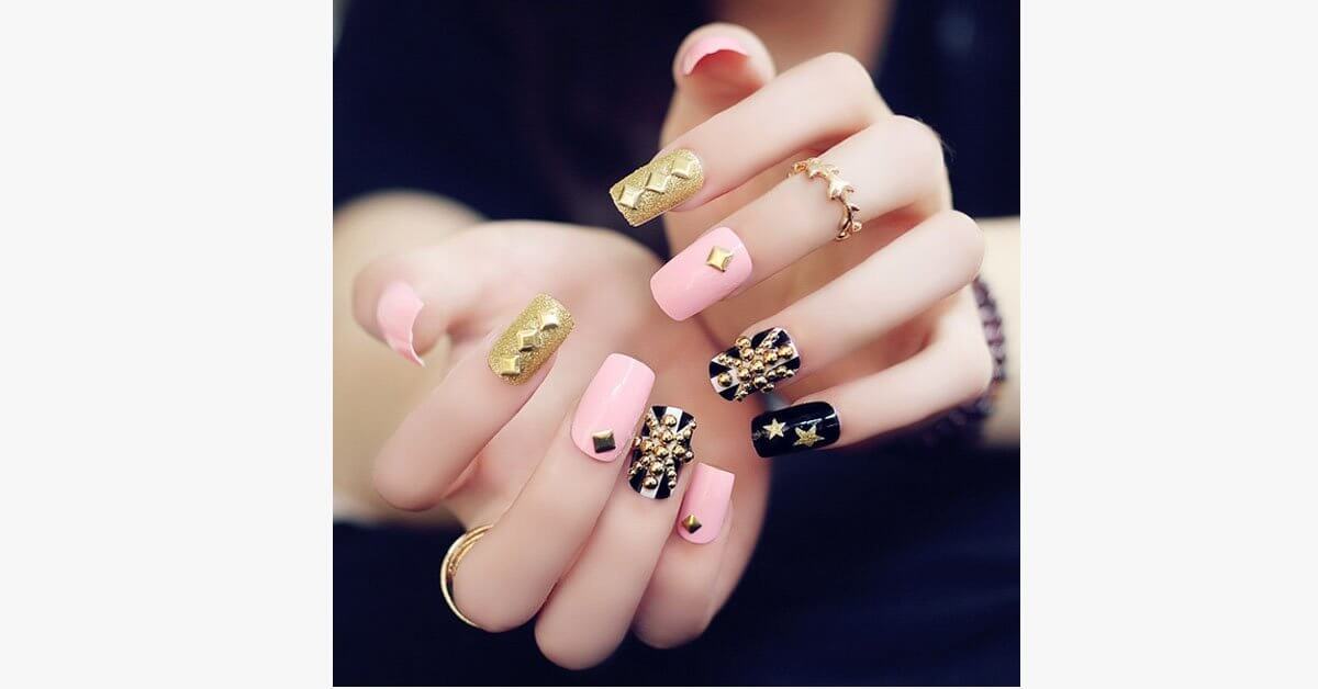 Acrylic Studded Nails Pre Release