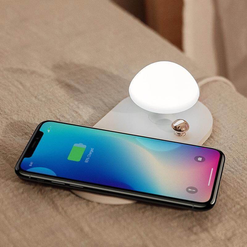 Add A Little Bit Fun To Your Bedtime Routine With 2 In 1 Nightlight Wireless Charging Pad