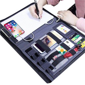 All In One Folder Power Bank Phone Mount Card Slot Laptop Organizer More