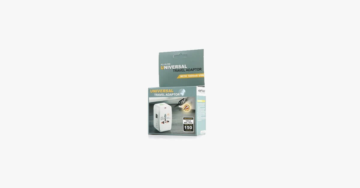 All In One Universal International Plug Adapter