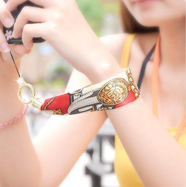 Always Operate That Big Screen Single Handed With Silk Wrap Bracelet
