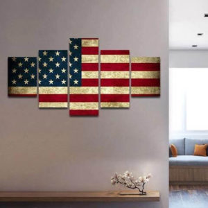 American Flag Wall Canvas