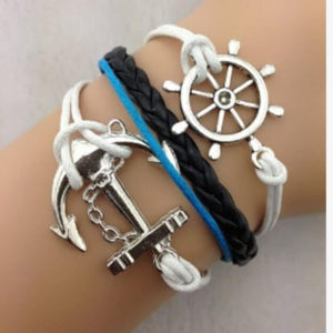 Anchor Wheel Bracelet