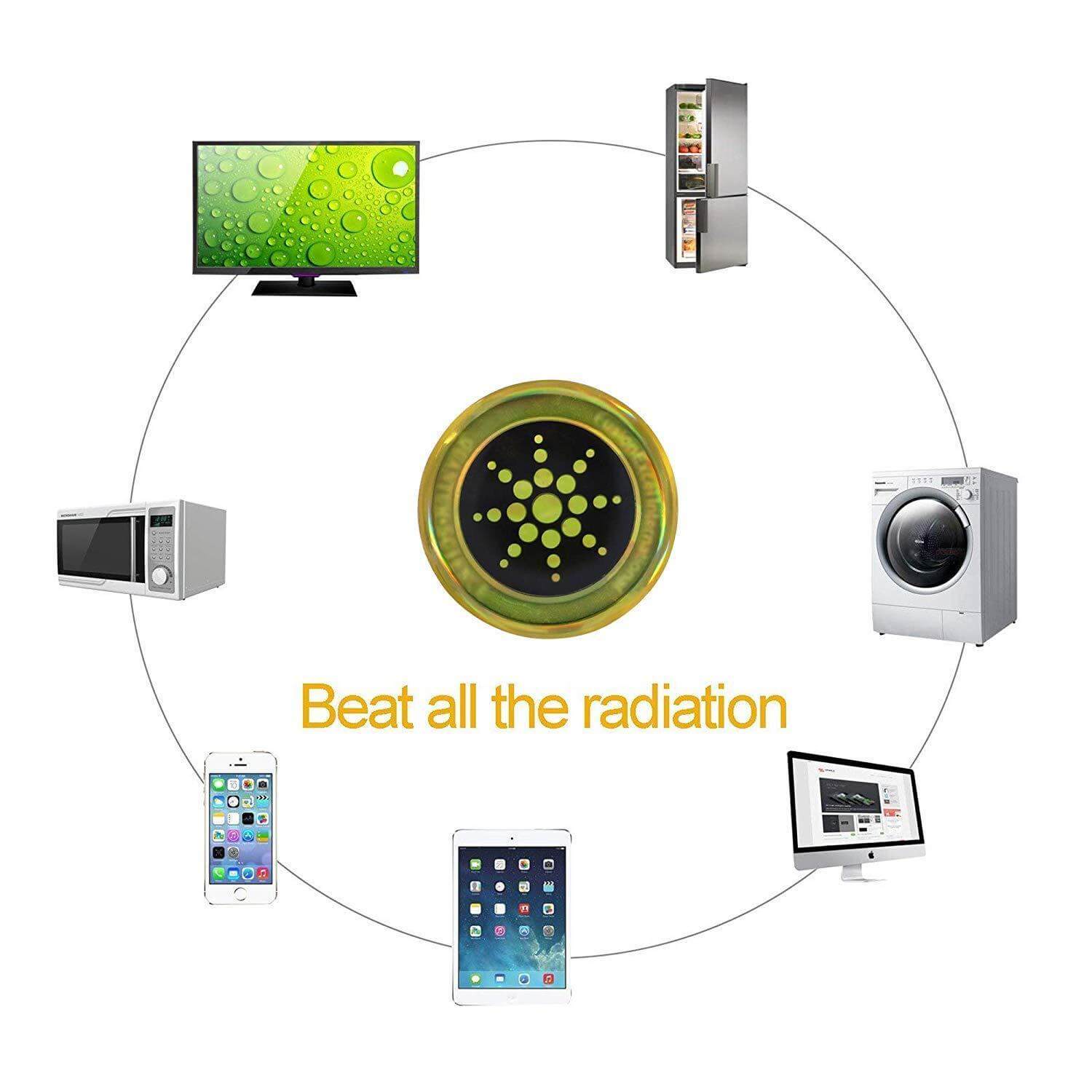 Anti Radiation Sticker Mobile Cell Phone Radiation Protection Blocker