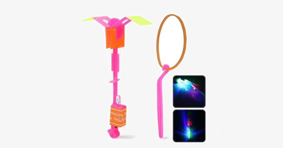 Arrow Helicopter Flying Toy With Led For Children Outdoor Entertainment Pack Of