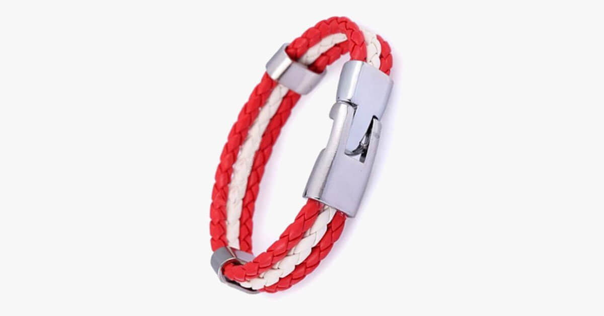 Austria Flag Bracelet