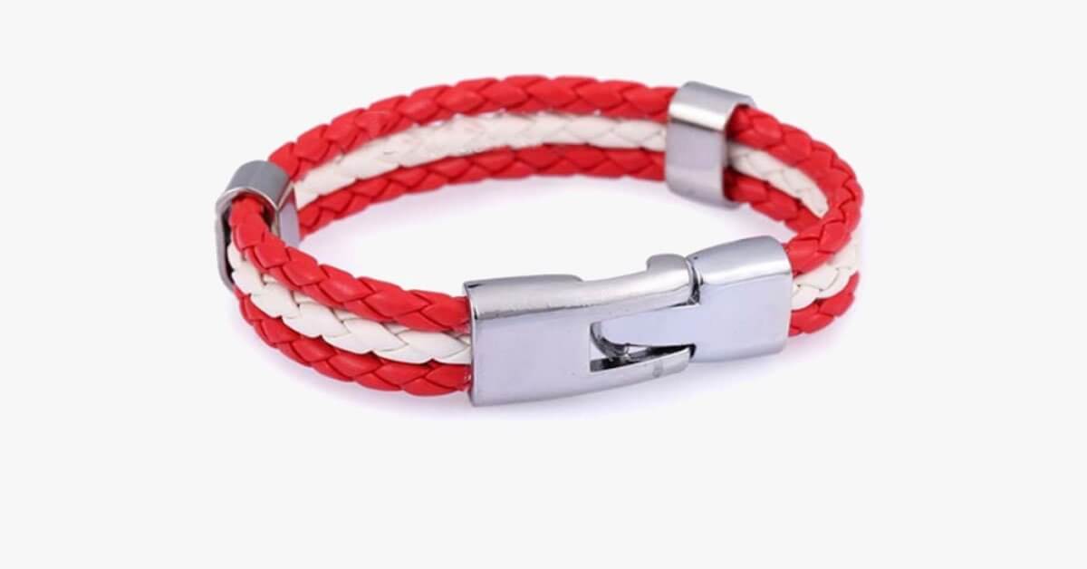 Austria Flag Bracelet