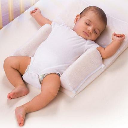 Baby Anti Roll Pillow Infant Sleep Prevent Flat Head Positioner Pillow Newborn Vent Safe Sleeping Nursing Pillow